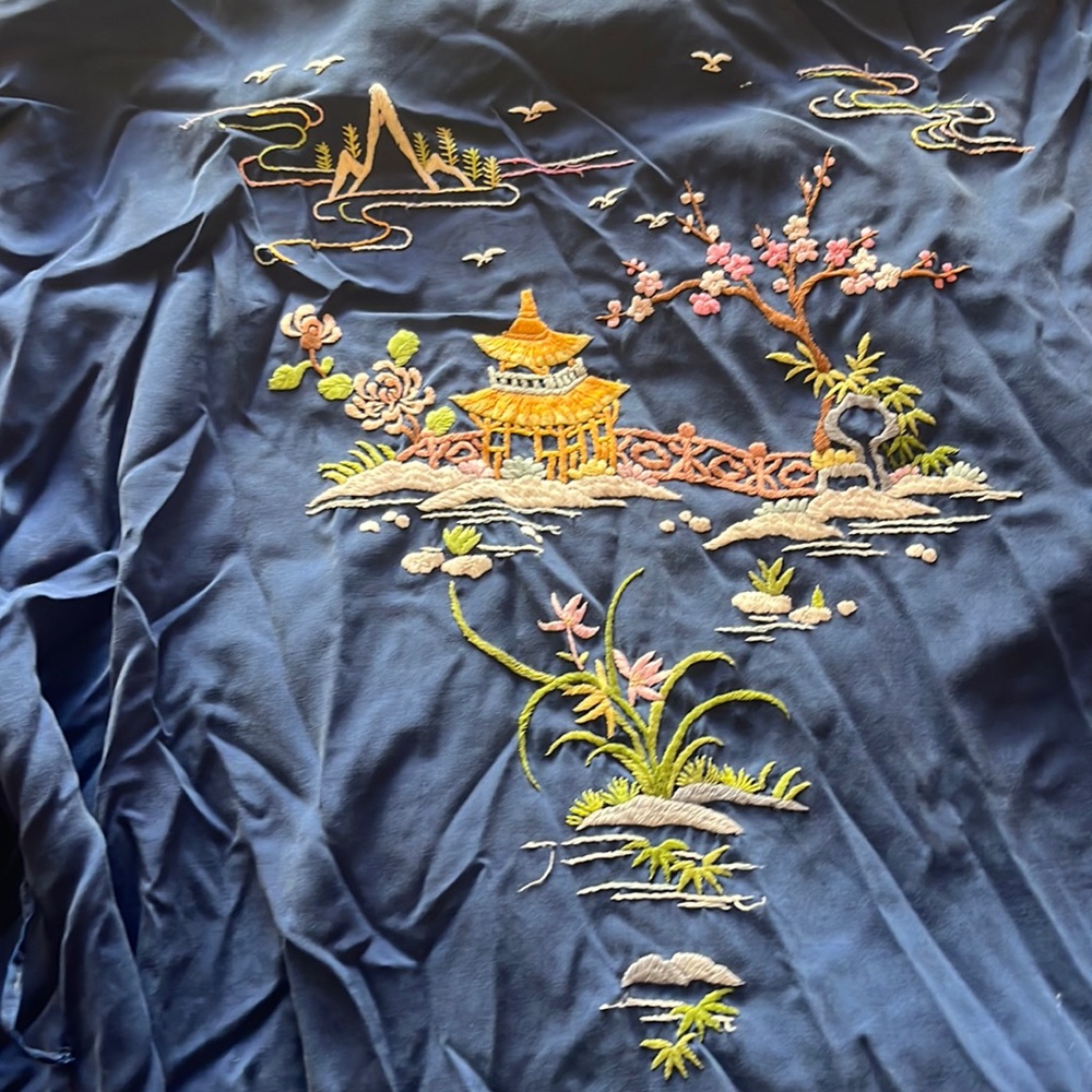Vintage Asian Kimono robe set